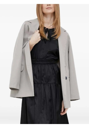 DKNY tie-neck flutter-sleeve blouse - Black