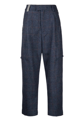 marina yee Jules wide-leg wool trousers - Blue