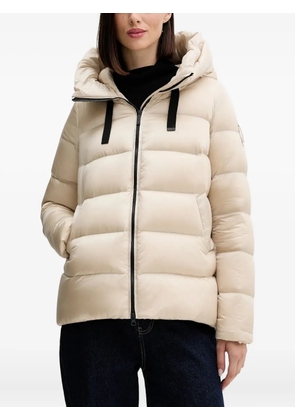 bomboogie Rome hooded padded jacket - Neutrals