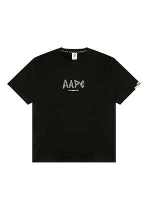 AAPE BY *A BATHING APE® AAPE logo-print T-shirt - Black