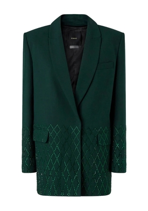 PINKO crystal-embellished blazer - Green