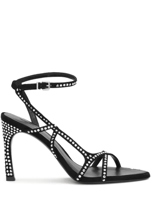 ROTATE BIRGER CHRISTENSEN rhinestone-embellished sandals - Black