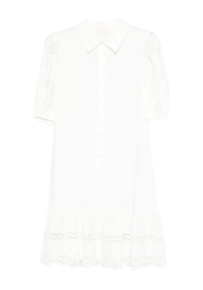 LIU JO embroidered dress - White