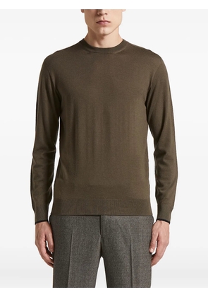 Peserico round-neck long-sleeve sweater - Brown