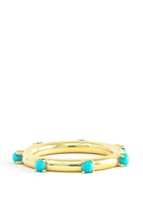 Jenna Blake 18K yellow gold Polka Dot turquoise ring