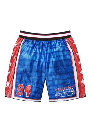Supreme marker basketball shorts - Blue