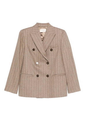 Incotex pinstripe-print double-breasted blazer - Neutrals