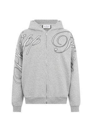 Philipp Plein zip hoodie - Grey