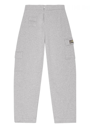 GANNI logo-patch track trousers - Grey