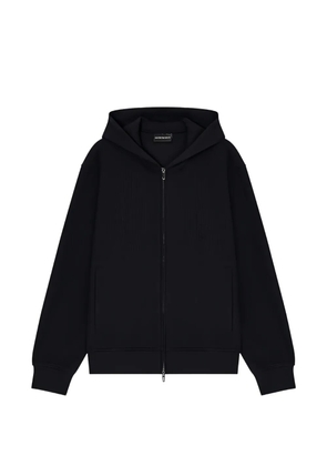 Emporio Armani zip-up hoodie - Black