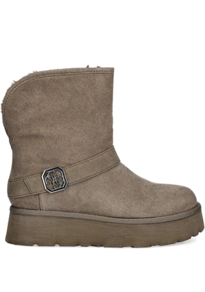 GUESS USA 45mm Dolsay buckle-strap boots - Green