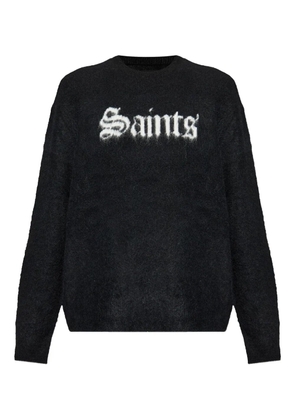 AllSaints Saints graphic sweater - Black