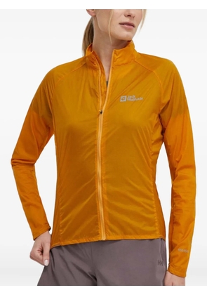 JACK WOLFSKIN Gravex Wind zip-fastening performance jacket - Yellow