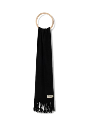 Patrizia Pepe fringed scarf - Black