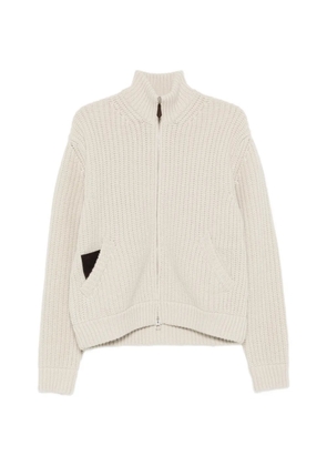 Jacob Cohën zip cardigan - Neutrals