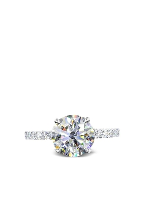 Jewels Aficionado 14K white gold diamond ring - Silver