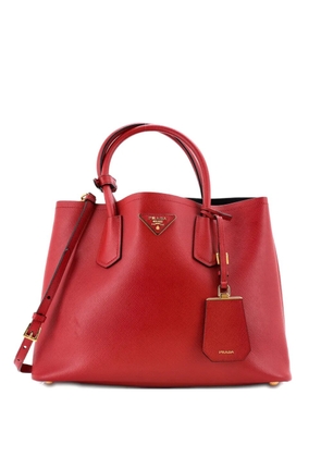 Prada Pre-Owned Cuir Double Saffiano Leather Medium tote bag - Red