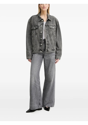 Won Hundred logo-patch denim jeans - Grey