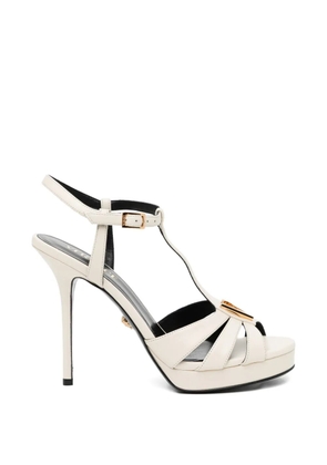 Versace 120mm V sandals - Neutrals
