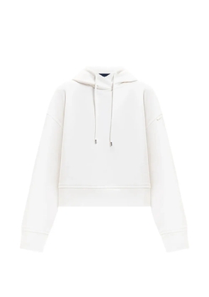 Sportmax long-sleeve hoodie - White