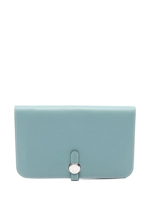 Hermès Pre-Owned 2014 Dogon GM bi-fold long wallet - Blue