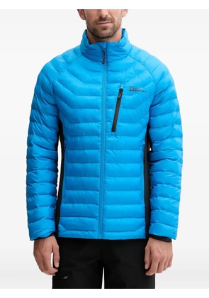 JACK WOLFSKIN quilted zip-up performance jacket - Blue