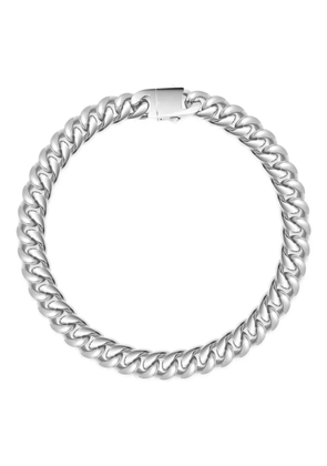 Nialaya Jewelry Cuban-link choker necklace - Silver