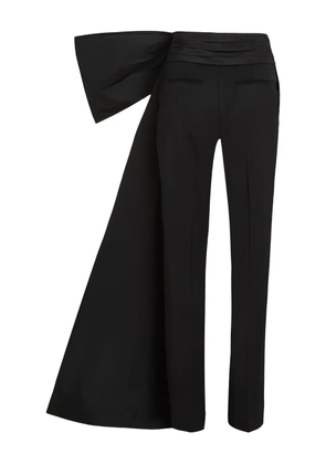 Karl Lagerfeld Karl Studio bow-detail trousers - Black