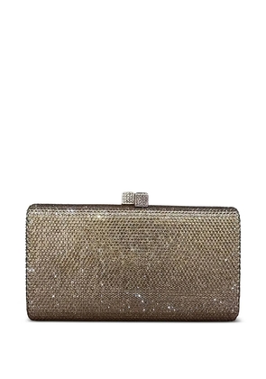 SERPUI crystal-embellished clutch bag - Metallic
