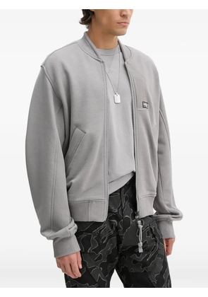 G-Star RAW embroidered zip sweatshirt - Grey