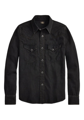 Ralph Lauren RRL embroidered cotton shirt - Black