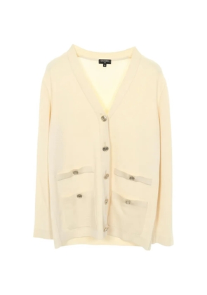 CHANEL Pre-Owned 1986-1988 buttoned cardigan - Neutrals