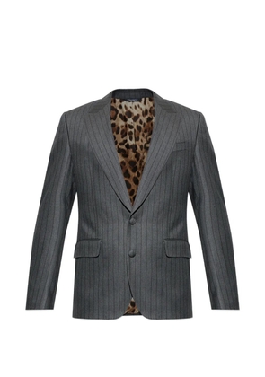 Dolce & Gabbana pinstriped blazer - Grey