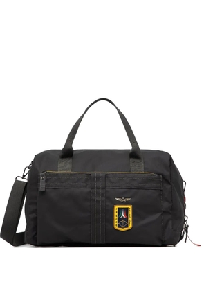 Aeronautica Militare appliqué holdall - Black