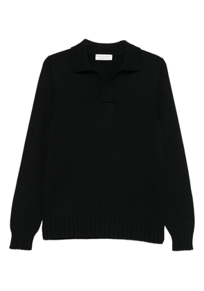 Filippo De Laurentiis polo-collar sweater - Black
