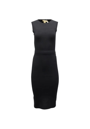 Michael Kors Vintage belt-tie midi dress - Black