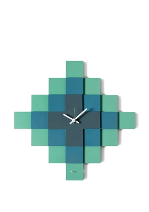 Arti & Mestieri geometric layered wall clock (35cm x 35cm) - Blue