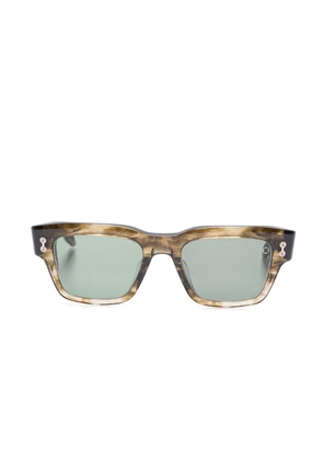 Akoni Columba square-frame sunglasses - Brown