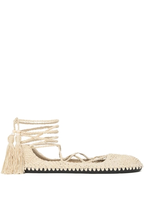 Alanui Sound Of The Sea ballet flats - Neutrals