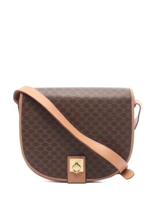 Celine Pre-Owned 2000s Macadam shoulder bag - Brown