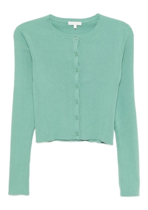 To b. by agnès b. logo-plaque cardigan - Green