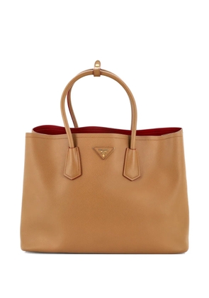 Prada Pre-Owned Cuir Double Saffiano Leather Medium tote bag - Brown