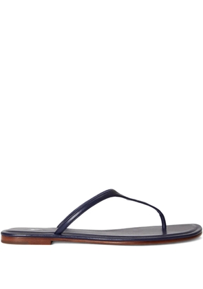 Polo Ralph Lauren logo-debossed thong sandals - Blue