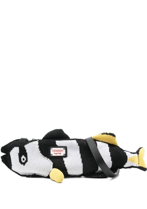 Charles Jeffrey Loverboy Fish shoulder bag - White