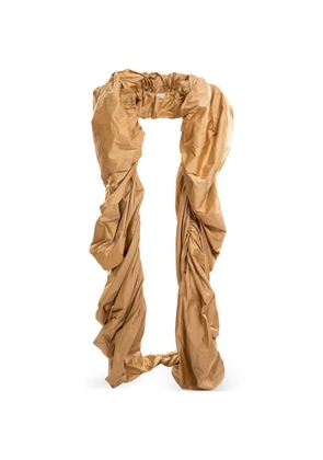 Saiid Kobeisy taffeta cape - Gold