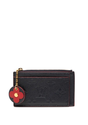 Louis Vuitton Pre-Owned 2019 Monogram Empreinte Zipped card holder - Blue