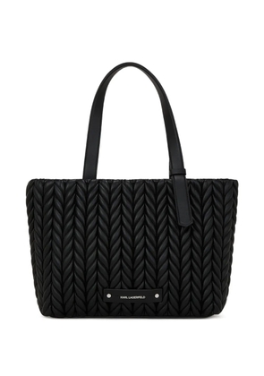 Karl Lagerfeld medium K/Weave tote bag - Black