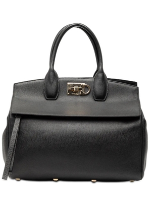Ferragamo Pre-Owned 2010-2025 Leather Studio satchel - Black