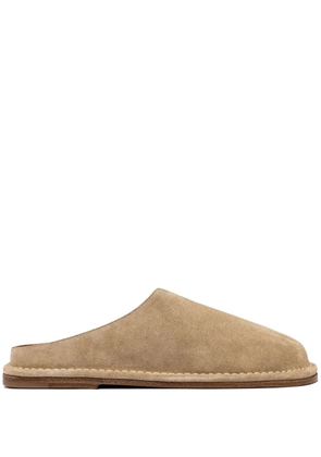 Buttero suede slippers - Neutrals