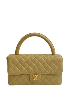 CHANEL Pre-Owned 1991-1994 Lambskin Parent Child Kelly Set Top Handle Bag handbag - Brown